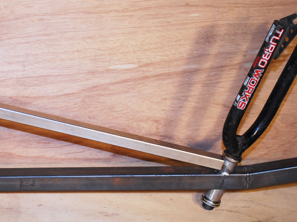 TradeWinds Recumbent Tandem - forks install